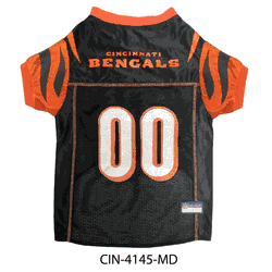 Cincinnati Bengals Pet Mesh Jersey - Medium