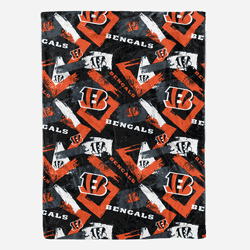 Cincinnati Bengals Plush Throw 50x70