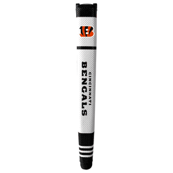 Cincinnati Bengals Putter Grip (White with colored stripes)