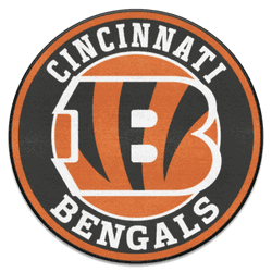 Cincinnati Bengals Roundel Rug - 27in. Diameter