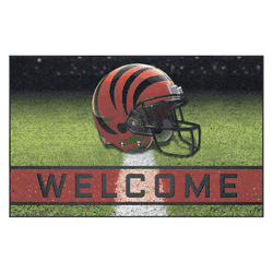 Cincinnati Bengals Rubber Door Mat - 18in. x 30in.