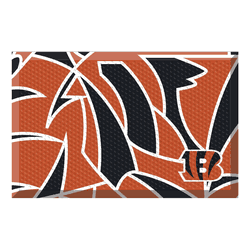 Cincinnati Bengals Rubber Scraper Door Mat XFIT Design