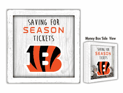 Cincinnati Bengals Saving for Tickets Money Box