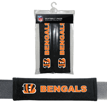 Cincinnati Bengals Seat Belt Pad 2 Pack