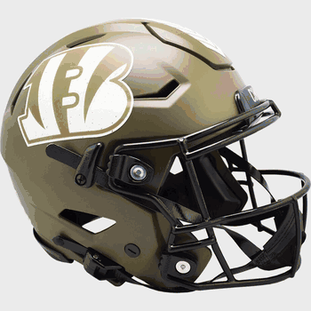 Cincinnati Bengals SpeedFlex Full Size Football Helmet SALUTE TO SERVICE