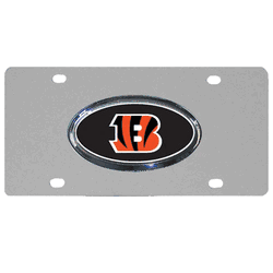 Cincinnati Bengals Steel License Plate, Dome