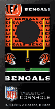 Cincinnati Bengals Tabletop Cornhole