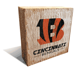Cincinnati Bengals Team Logo Block 6X6
