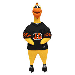 Cincinnati Bengals Team Rubber Chicken Toy