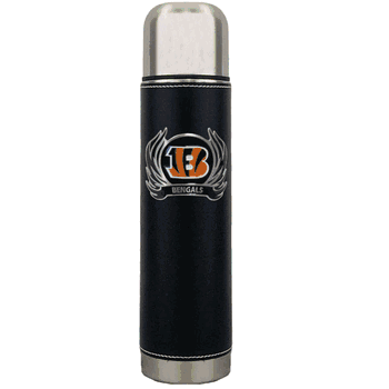 Cincinnati Bengals Thermos with Flame Emblem
