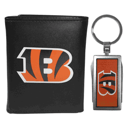 Cincinnati Bengals Tri-fold Wallet & Multitool Key Chain