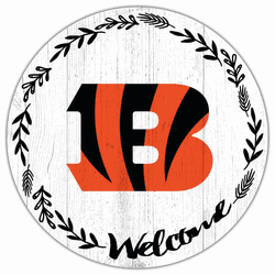 Cincinnati Bengals Welcome 12in Circle
