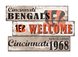 Cincinnati Bengals Welcome 3 Plank