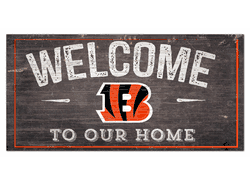 Cincinnati Bengals Welcome Distressed 6 x 12