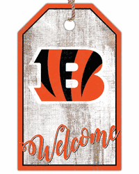 Cincinnati Bengals Welcome Team Tag 11x19 Sign