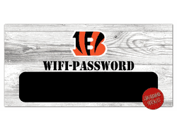 Cincinnati Bengals Wifi Password 6x12 Sign