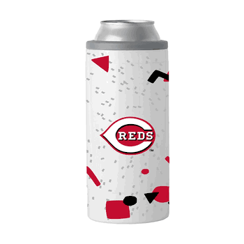 Cincinnati Reds 12oz Flashback Slim Can Coolie