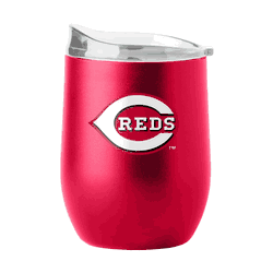 Cincinnati Reds 16oz Flipside Powder Coat Curved Beverage