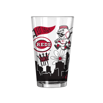 Cincinnati Reds 16oz Native Pint Glass