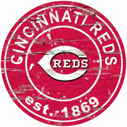 Cincinnati Reds 24" Established Date Round Sign