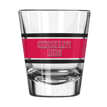Cincinnati Reds 2oz Stripe Shot Glass