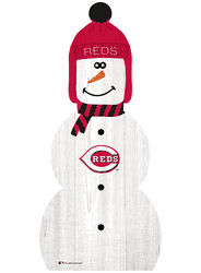 Cincinnati Reds 31" Snowman Leaner