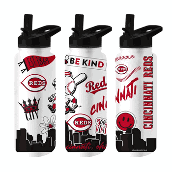Cincinnati Reds 34oz Native Quencher Bottle