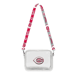Cincinnati Reds 3D Logo Clear Fanny Fan Purse