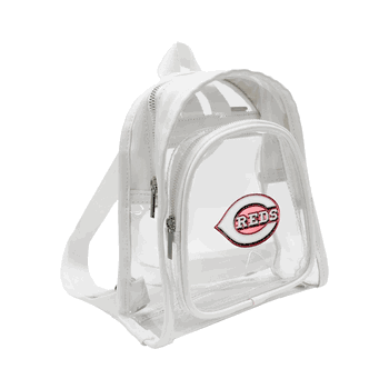 Cincinnati Reds 3D Logo Clear Mini Backpack