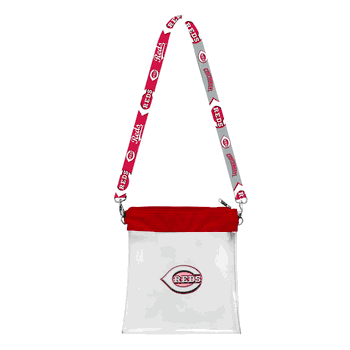 Cincinnati Reds 3D Logo Clear Satchelette