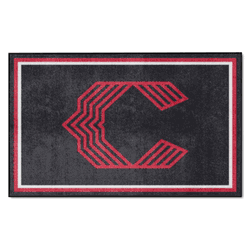 Cincinnati Reds 4ft. x 6ft. Plush Area Rug