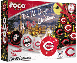 Cincinnati Reds Advent Calendar Ball Ornament