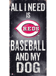 Cincinnati Reds Baseball and My Dog Sign