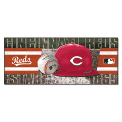 Cincinnati Reds Baseball Runner Rug - 30in. x 72in.