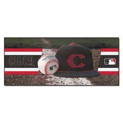 Cincinnati Reds Baseball Runner Rug - 30in. x 72in.