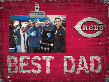 Cincinnati Reds Best Dad Clip Frame