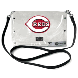 Cincinnati Reds Clear Envelope Purse STRAP