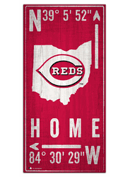 Cincinnati Reds Coordinate 6x12 Sign