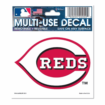 Cincinnati Reds Decal 3x4 Multi Use