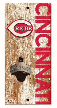 Cincinnati Reds Distressed Bottle Opener