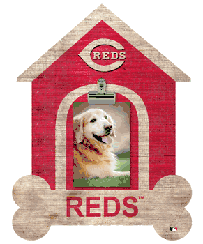 Cincinnati Reds Dog Bone House Clip Frame