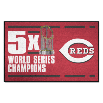 Cincinnati Reds Dynasty Starter Mat Accent Rug - 19in. x 30in.