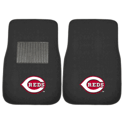 Cincinnati Reds Embroidered Car Mat Set - 2 Pieces