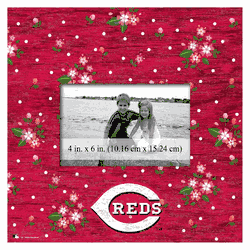 Cincinnati Reds Floral 10x10 Frame