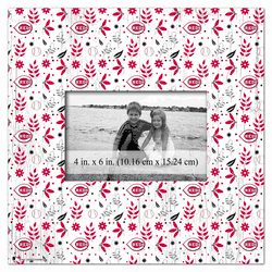 Cincinnati Reds Floral Pattern 10x10 Frame