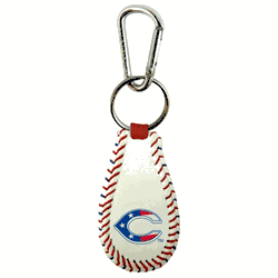 Cincinnati Reds Keychain Baseball Stars and Stripes CO