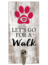 Cincinnati Reds Leash Holder 6x12 Sign