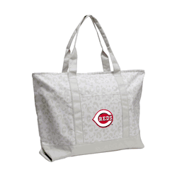 Cincinnati Reds Leopard Pattern Tote