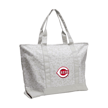 Cincinnati Reds Leopard Pattern Tote