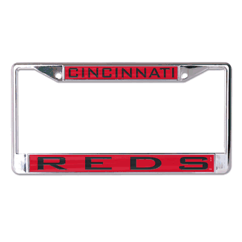 Cincinnati Reds License Plate Frame - Inlaid